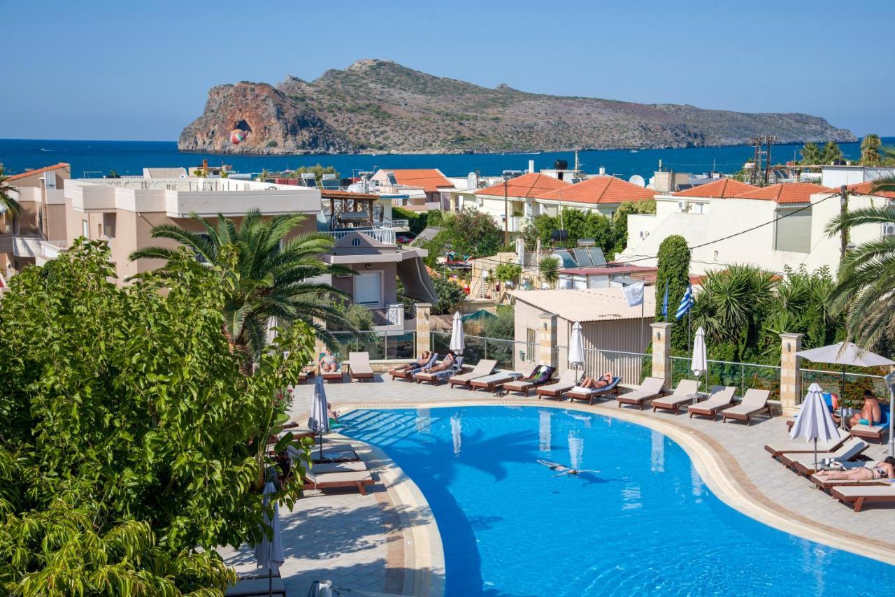 Isida Hotel Agia Marina Bagian luar foto